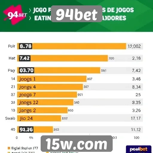 Estatísticas de jogos populares na plataforma 94bet